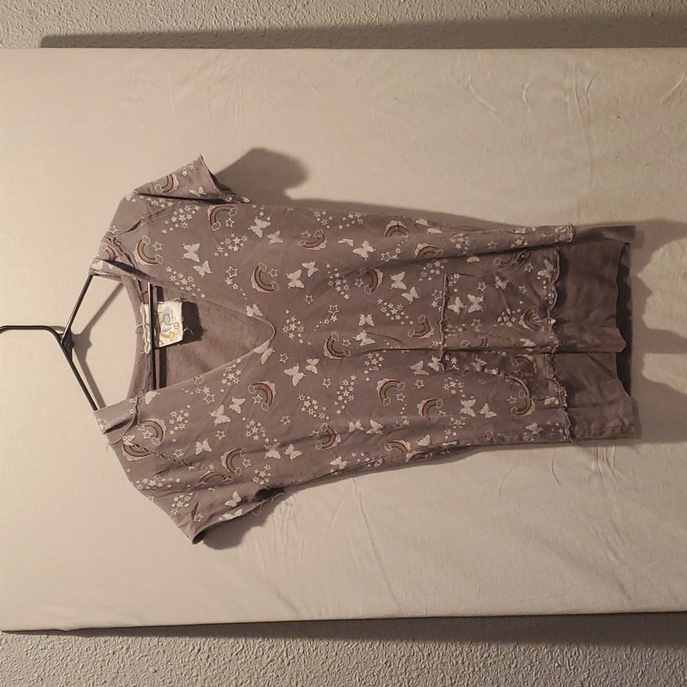 Anthropology Scrapbook hooded no sleeve tunic.
